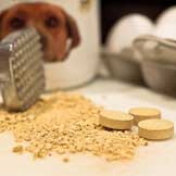 Supplements on a table