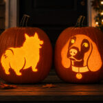 5 Dog Pumpkin Carving Stencils for Halloween—Corgi, Frenchie, and More